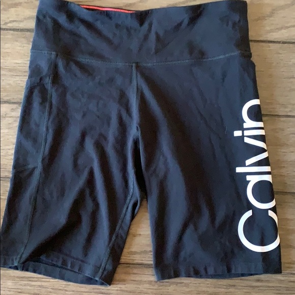 Calvin Klein Pants - Calvin Klein stretch biker shorts